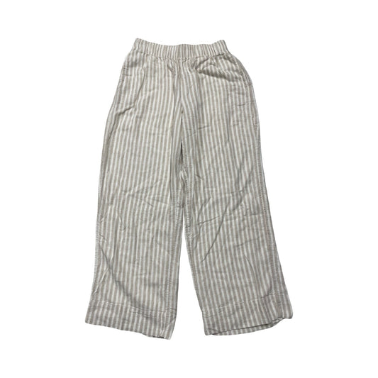 Pants Wide Leg By Abercrombie And Fitch In Striped Pattern, Size:Xs