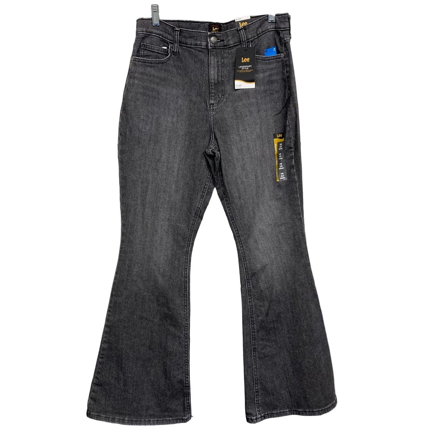 Jeans Flared By Lee In Grey, Size:12