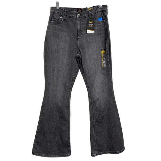 Jeans Flared By Lee In Grey, Size:12