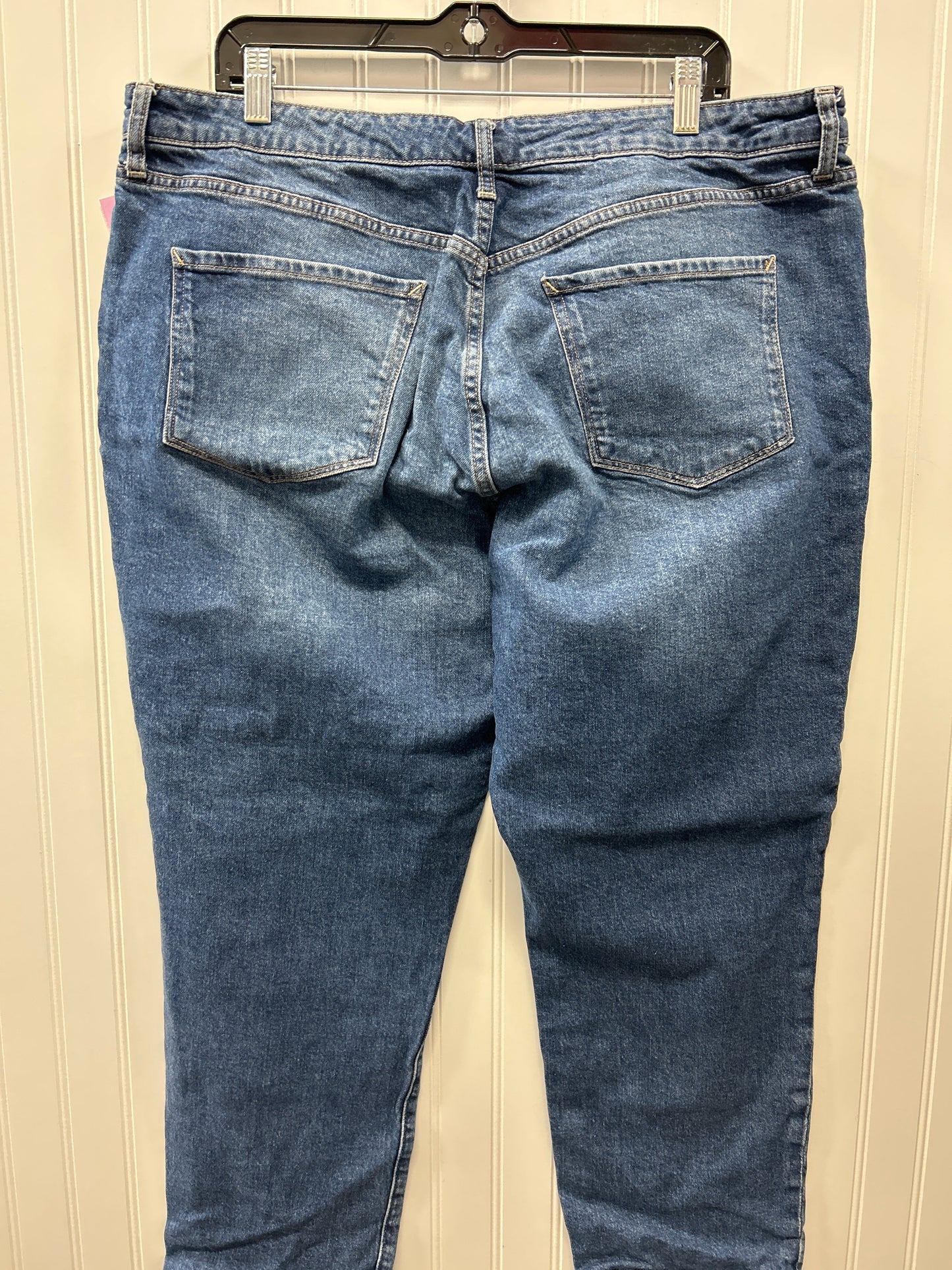 Jeans Boyfriend By Ana In Blue Denim, Size:16