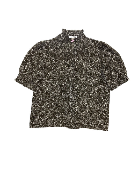 Blouse Sleeveless By Calvin Klein In Brown, Size:Xs