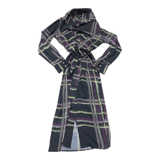 Dress Casual Midi By Banana Republic In Multi, Size:Xs