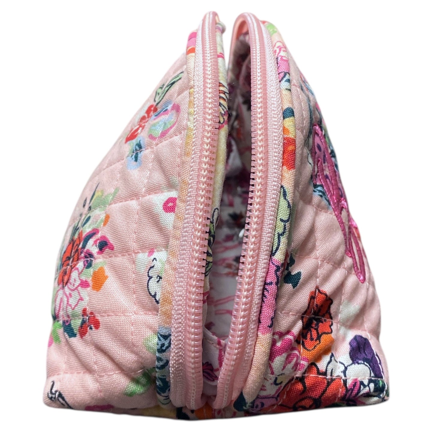 Makeup Bag By Vera Bradley In Pink, Size:Medium