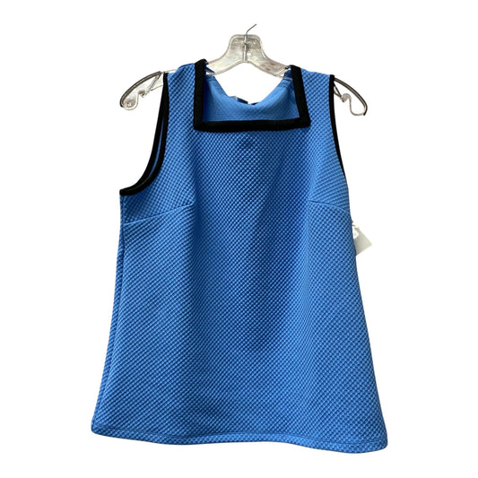 Top Sleeveless By Liz Claiborne In Blue, Size:M