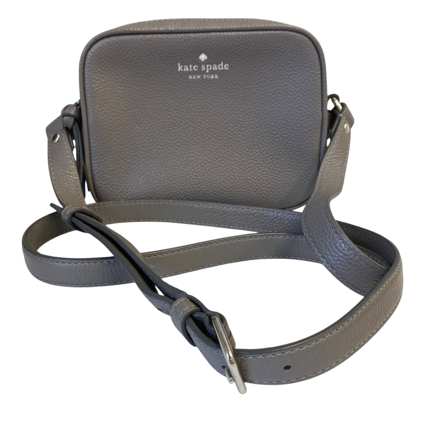 Crossbody Designer By Kate Spade In Grey, Size:Small