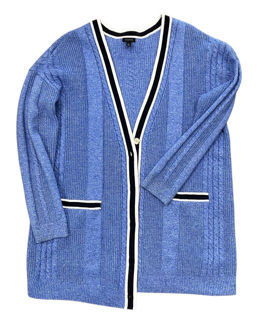 Cardigan By Talbots In Blue, Size:Xl