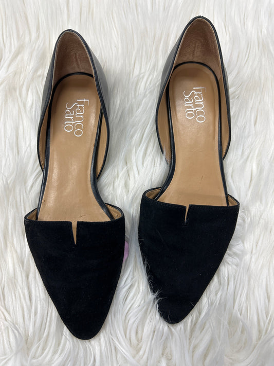 Shoes Flats By Franco Sarto In Black, Size:7.5