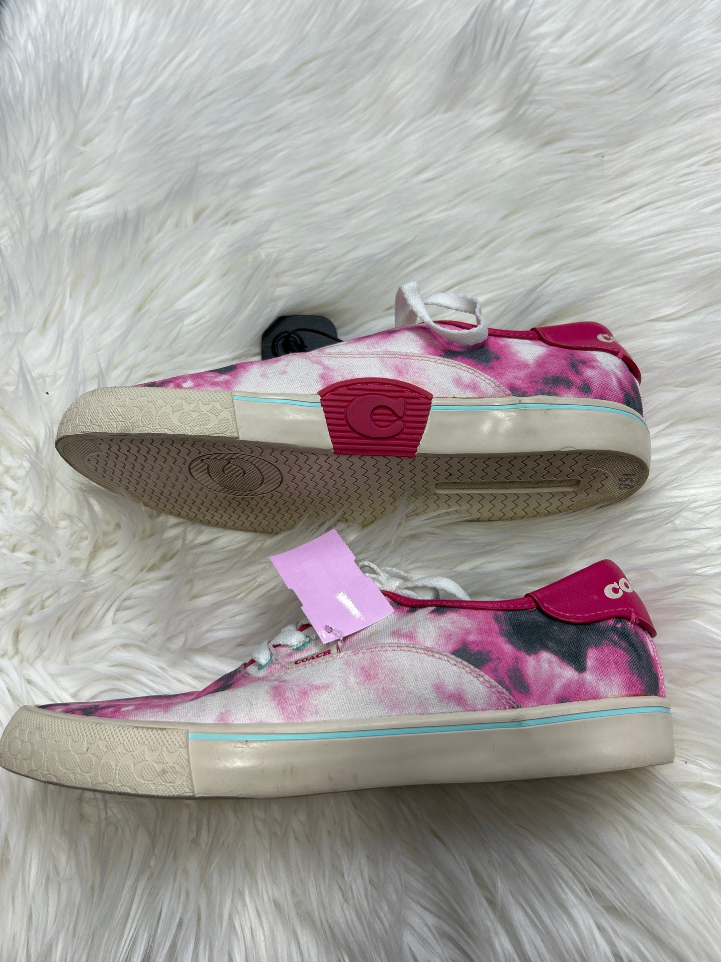 Shoes Designer By Coach In Pink, Size:9.5