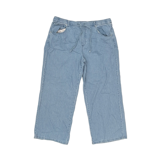 Jeans Wide Leg By Free Assembly In Blue Denim, Size:Xxl