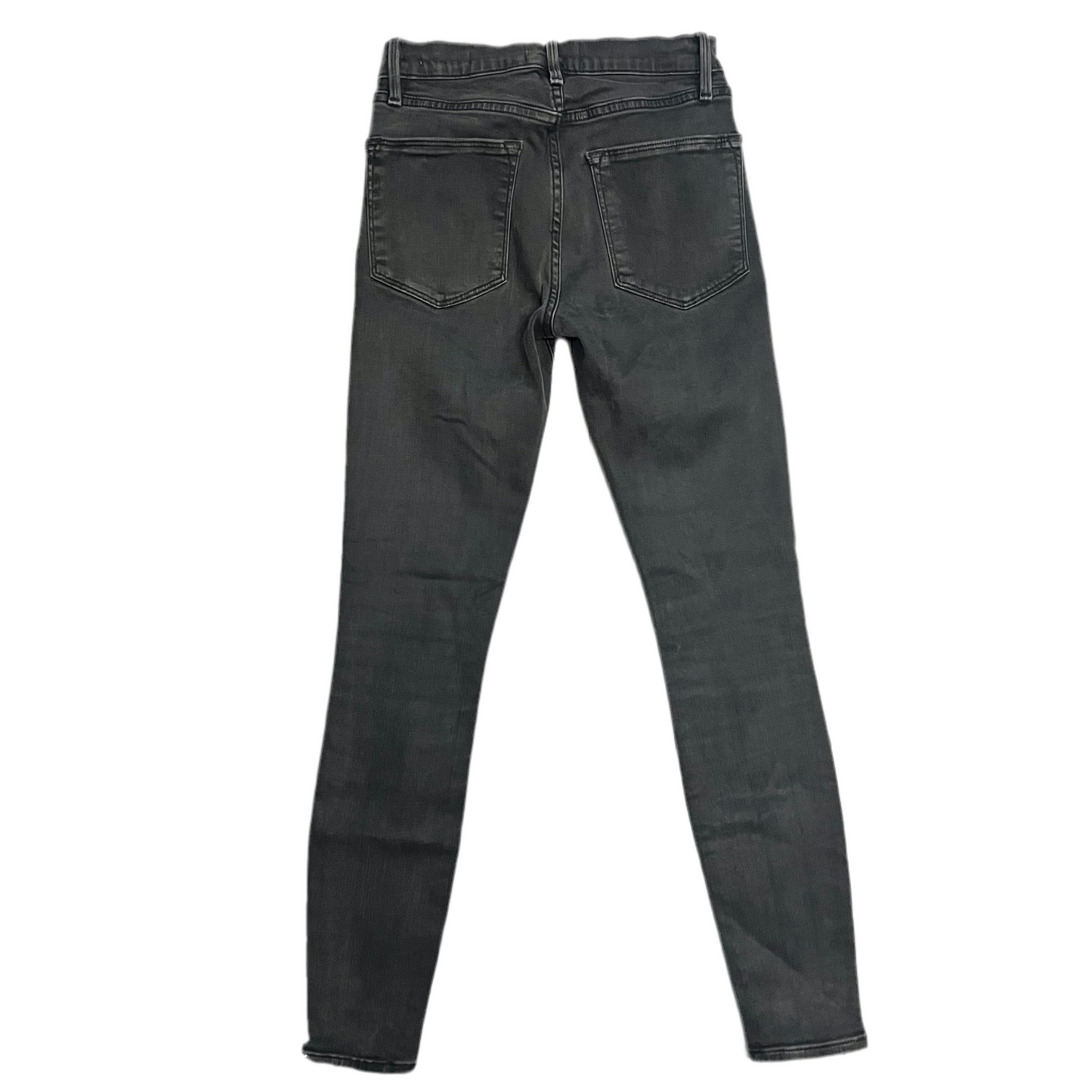 Jeans Skinny By Frame In Black, Size: 0