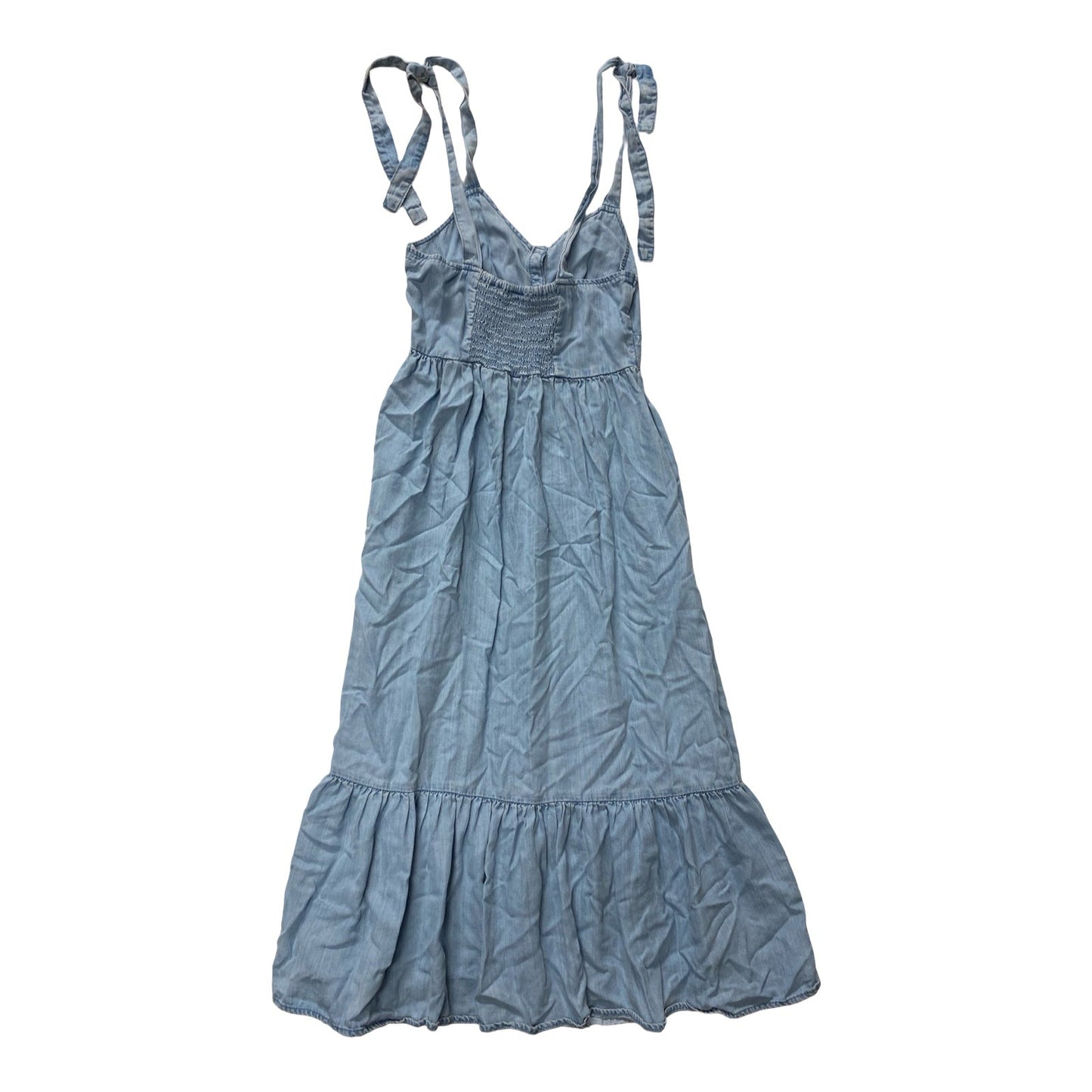 Dress Casual Maxi By Levis In Blue Denim, Size:Xs