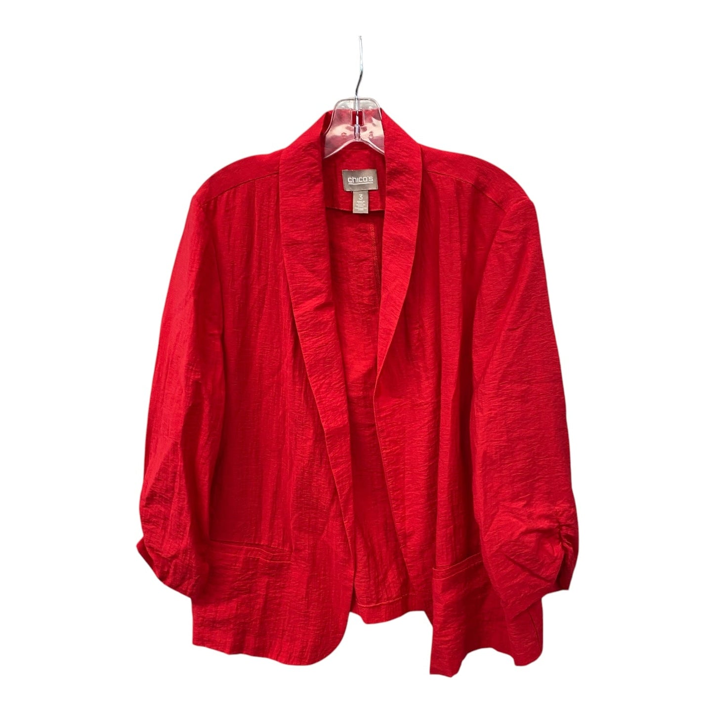 Cardigan By Chicos In Red, Size:Xl