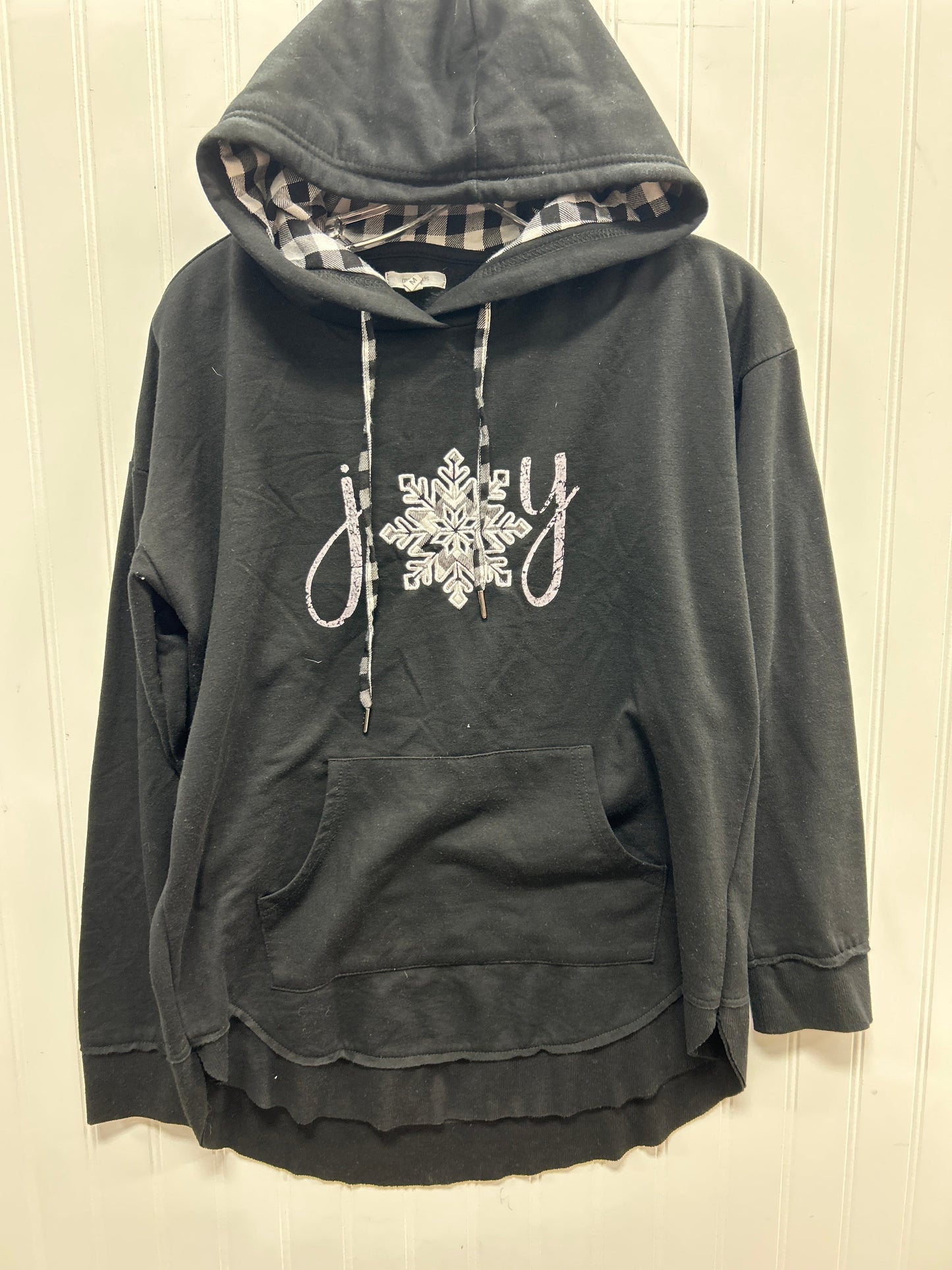 Sweatshirt Hoodie By Maurices In Black, Size:M