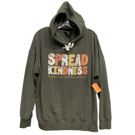 Sweatshirt Hoodie By Buffalo David Bitton In Green, Size:L