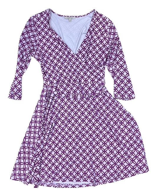 Dress Casual Midi By 41 Hawthorn In Purple, Size:M