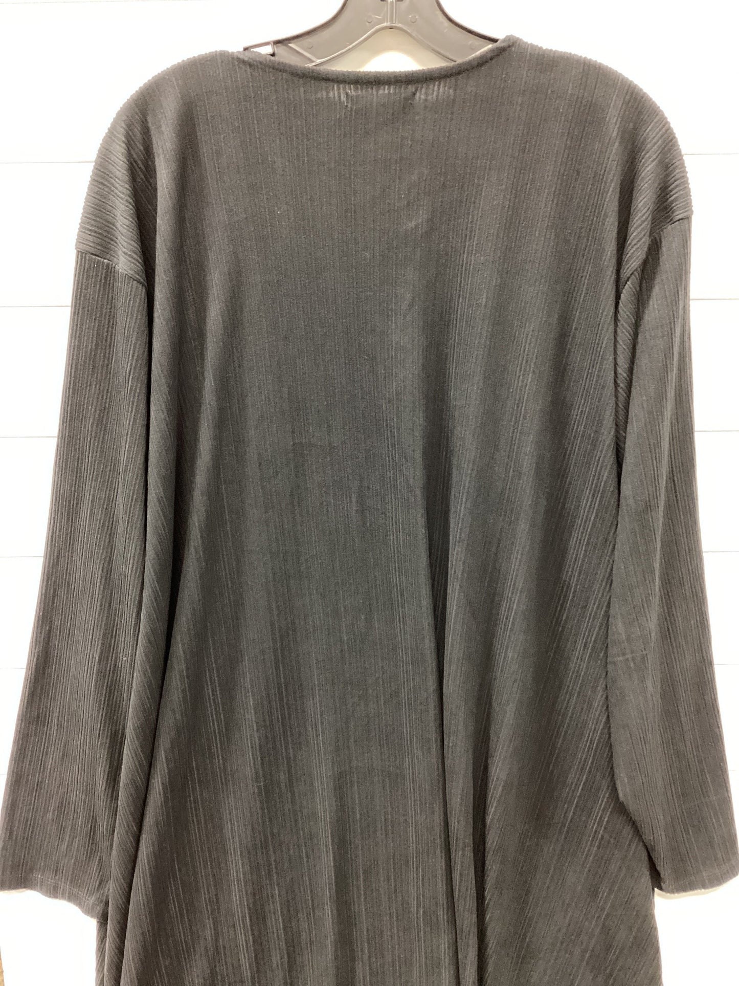 Cardigan By Maurices In Black, Size:4X