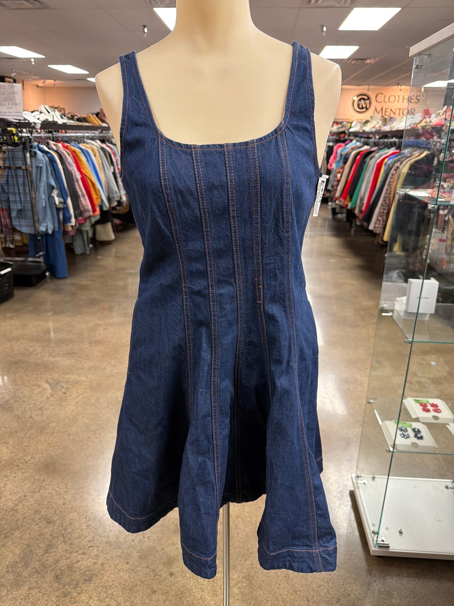 Dress Casual Short By Target-Designer In Blue Denim, Size:8