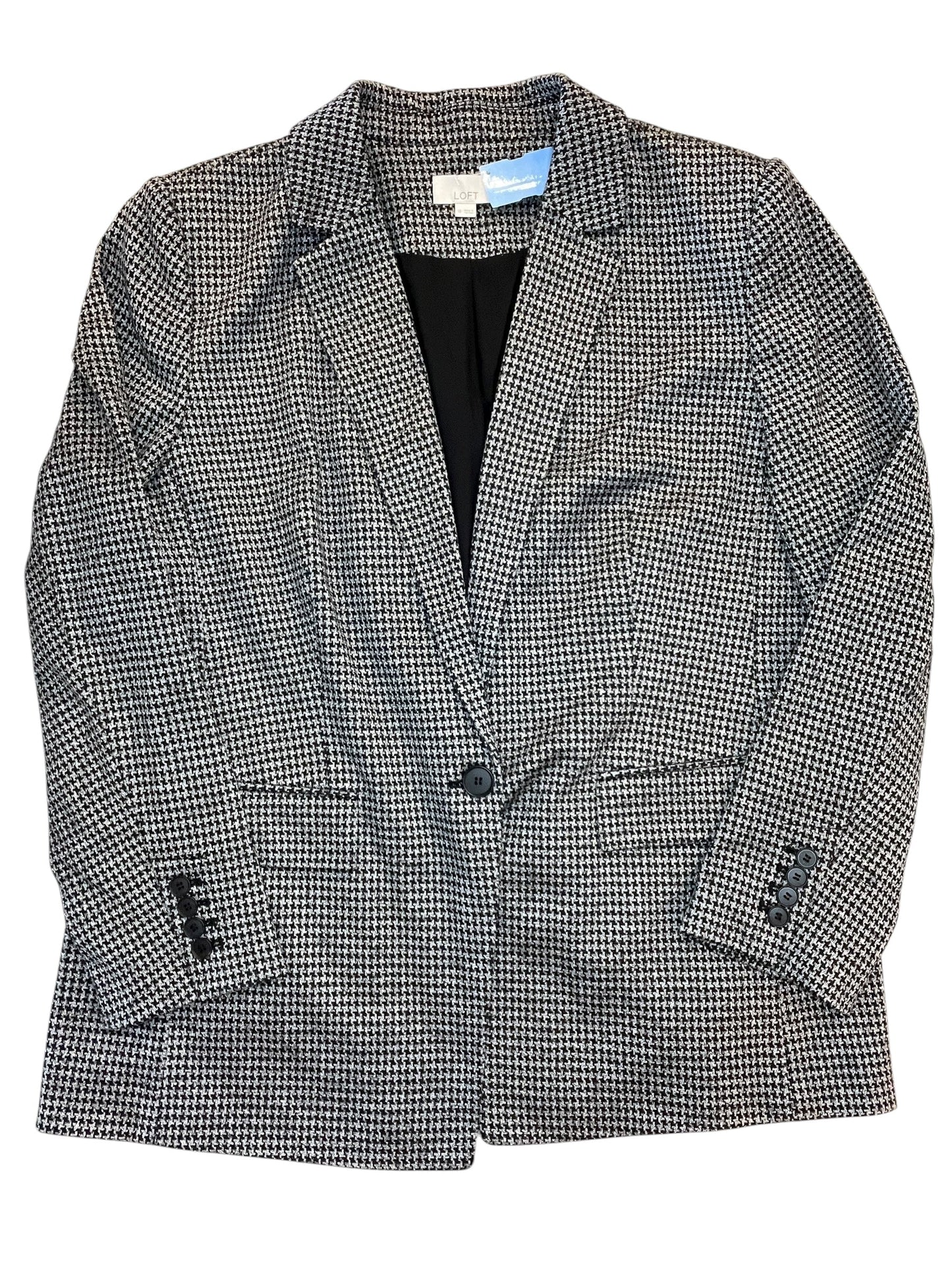 Blazer By Loft In Black & Grey, Size:Xxl