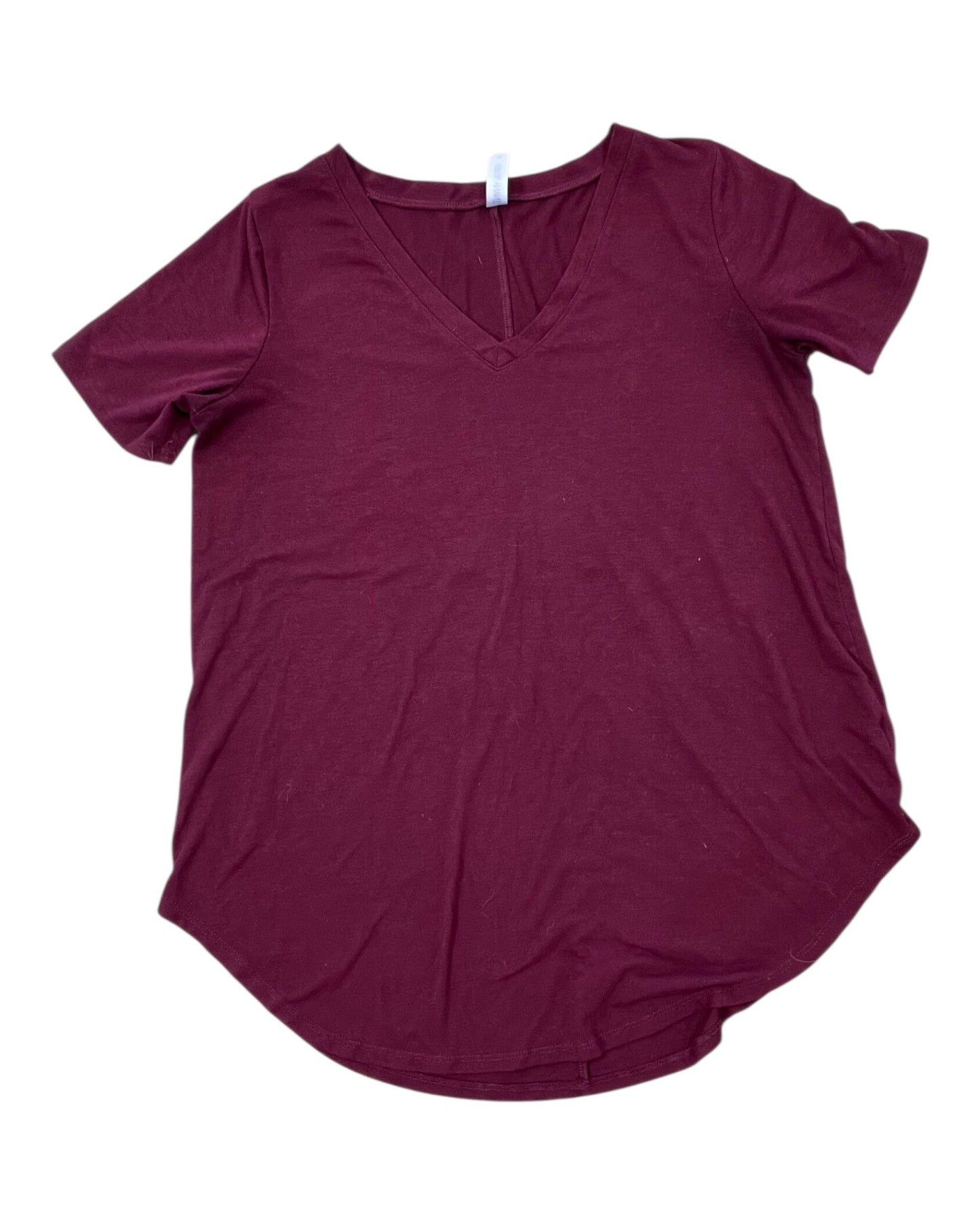 Top Ss By Zenana In Maroon, Size:L