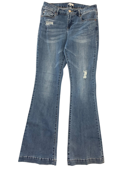 Jeans Flared By Dear John In Blue Denim, Size:6