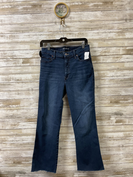 Jeans Straight By Lucky Brand In Blue Denim, Size:4