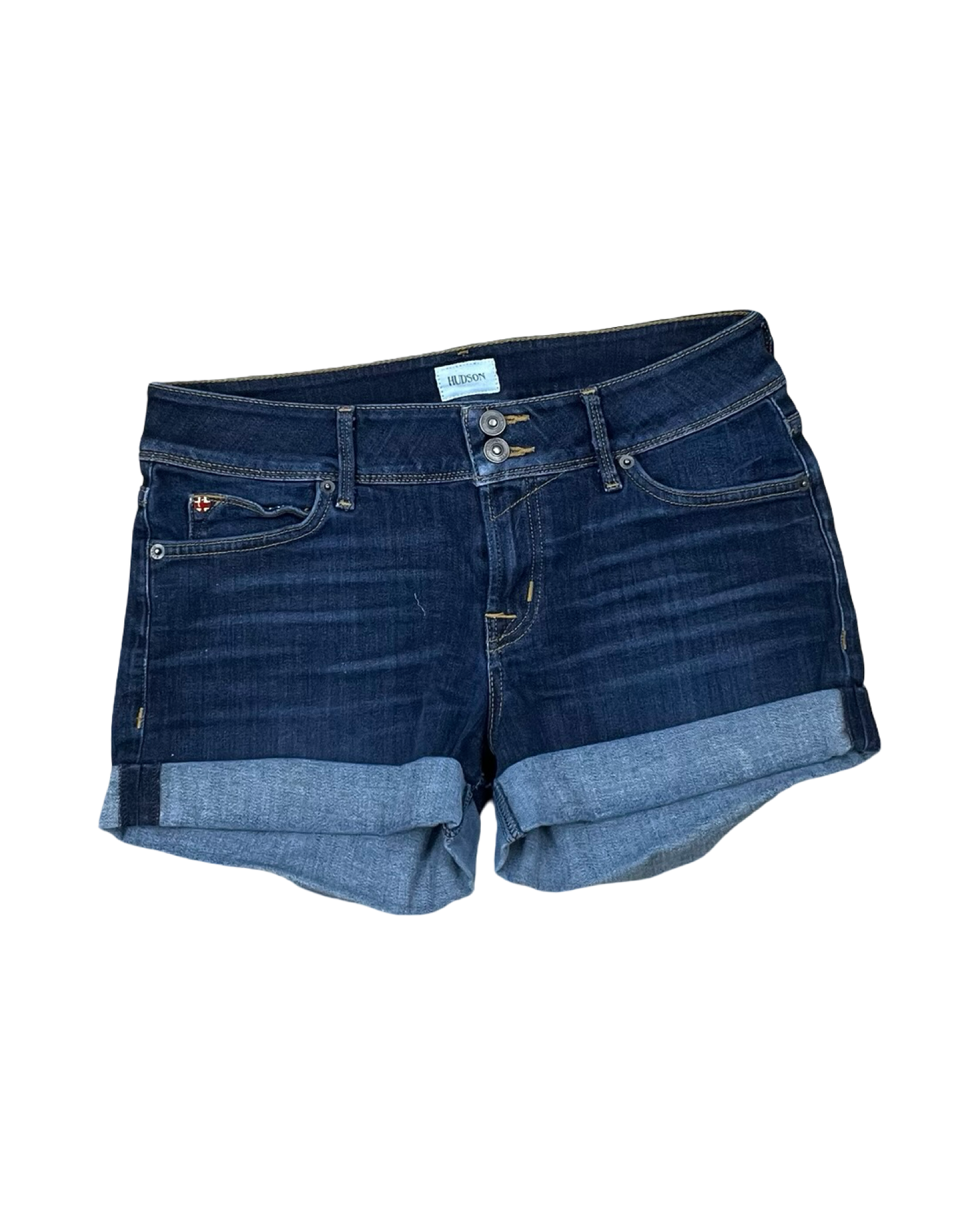 Shorts By Hudson In Blue Denim, Size:6