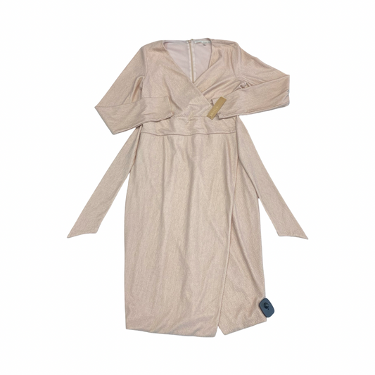 Dress Casual Midi By Rachel Roy In Pink, Size:L