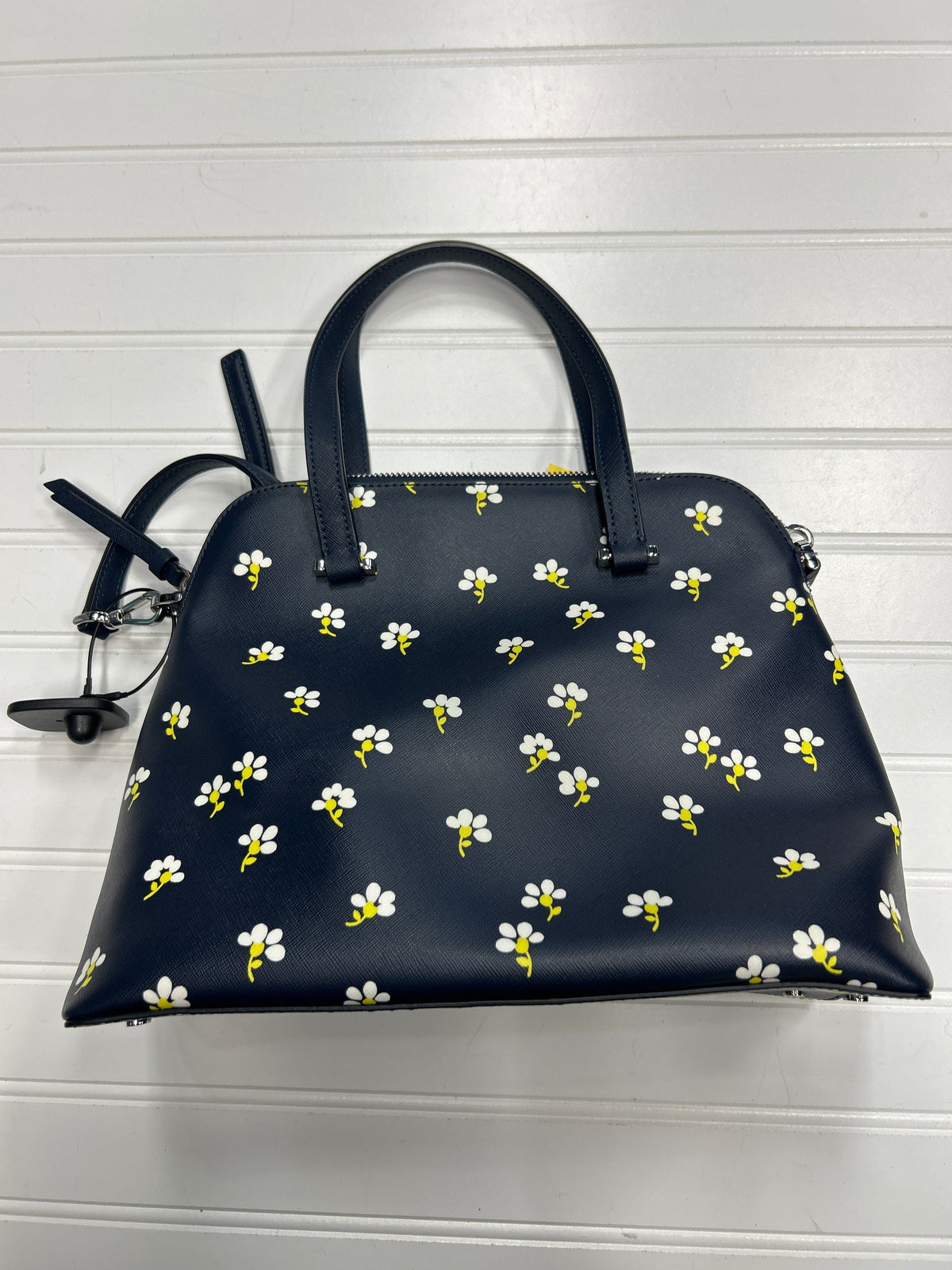 Handbag Designer By Kate Spade In Navy, Size:Medium