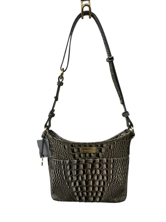 Crossbody Designer By Brahmin In Green, Size:Medium