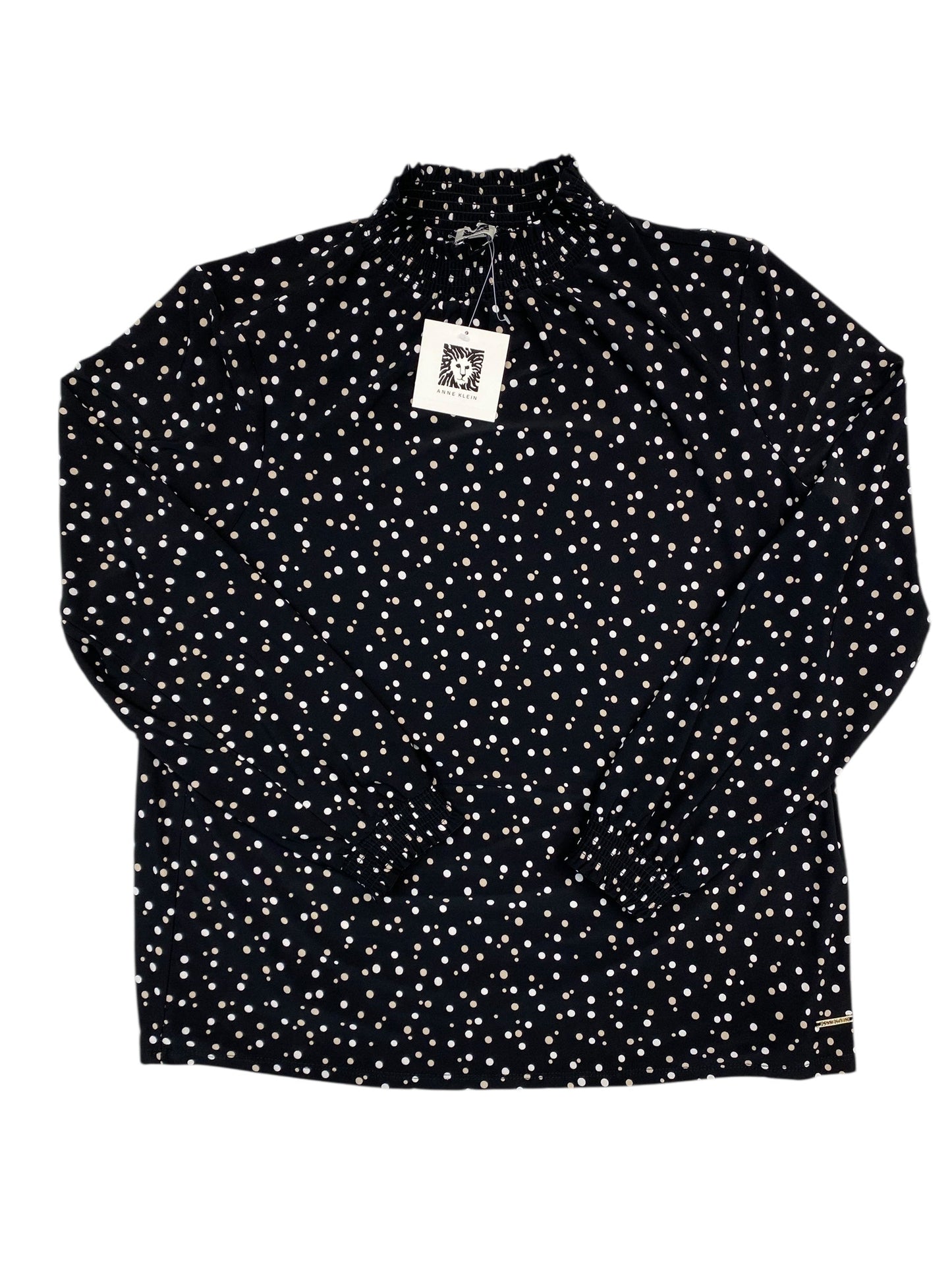 Top Ls By Anne Klein In Polkadot Pattern, Size:L