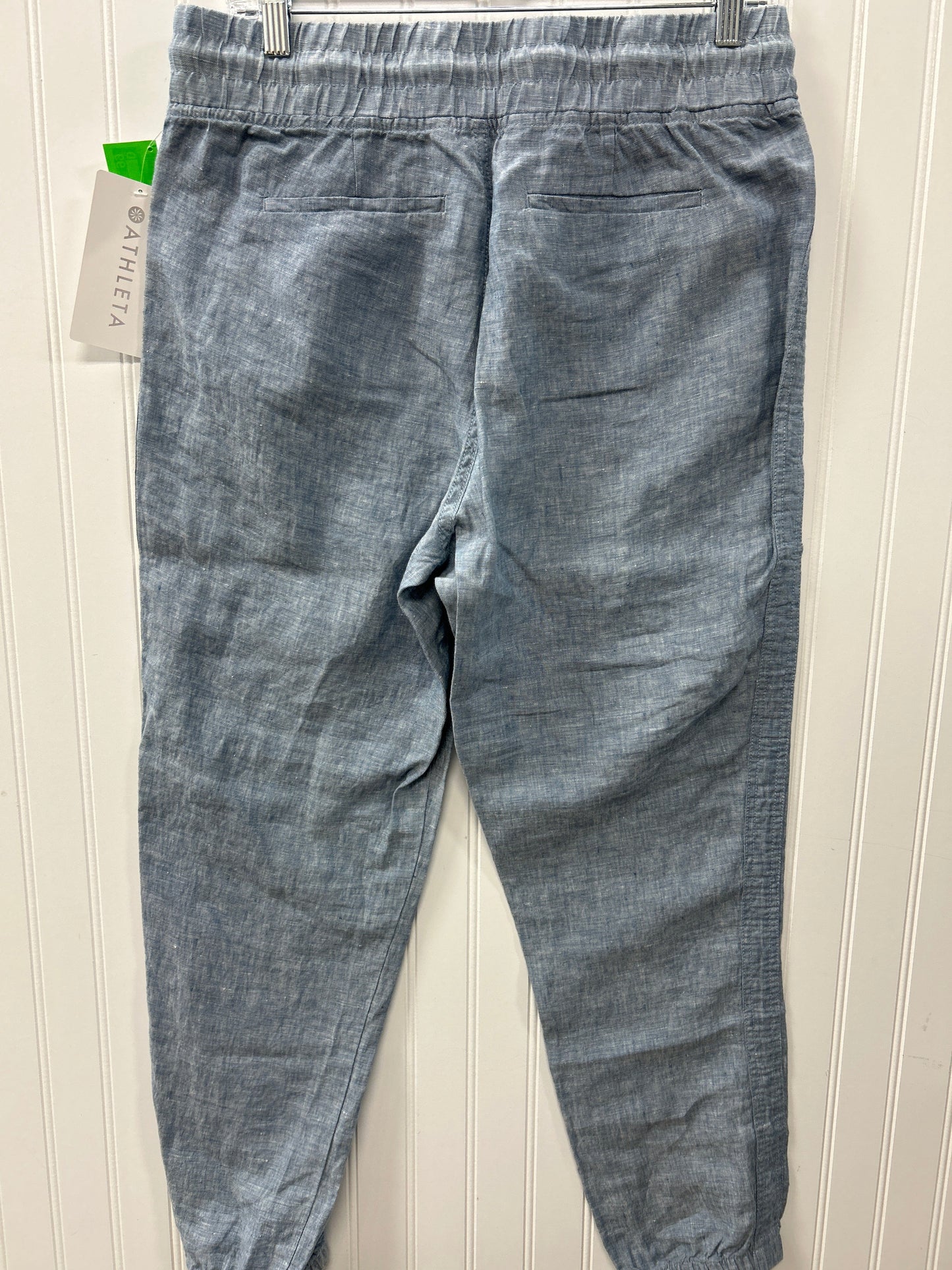 Pants Linen By Athleta In Blue, Size:10