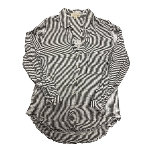 Top Ls By Cloth & Stone In Striped Pattern, Size:M