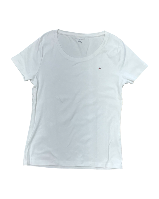 Top Ss By Tommy Hilfiger In White, Size:L