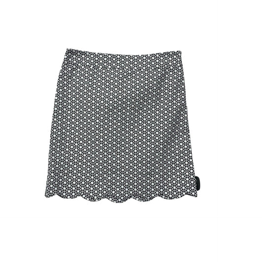 Skirt Midi By Talbots In Black & White, Size:4