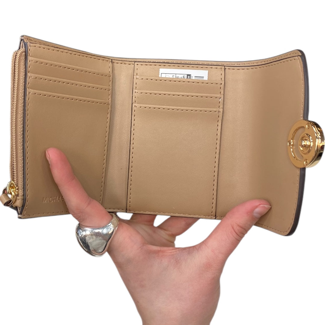 Wallet Designer By Michael Kors In Tan, Size:Small