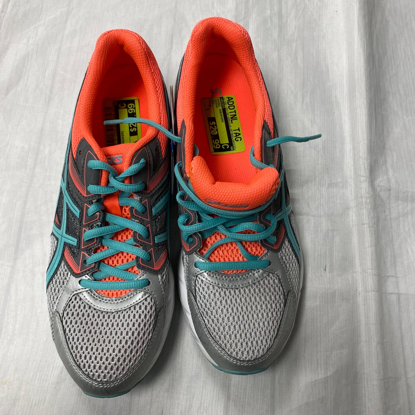 Shoes Sneakers By Asics In Orange, Size:9