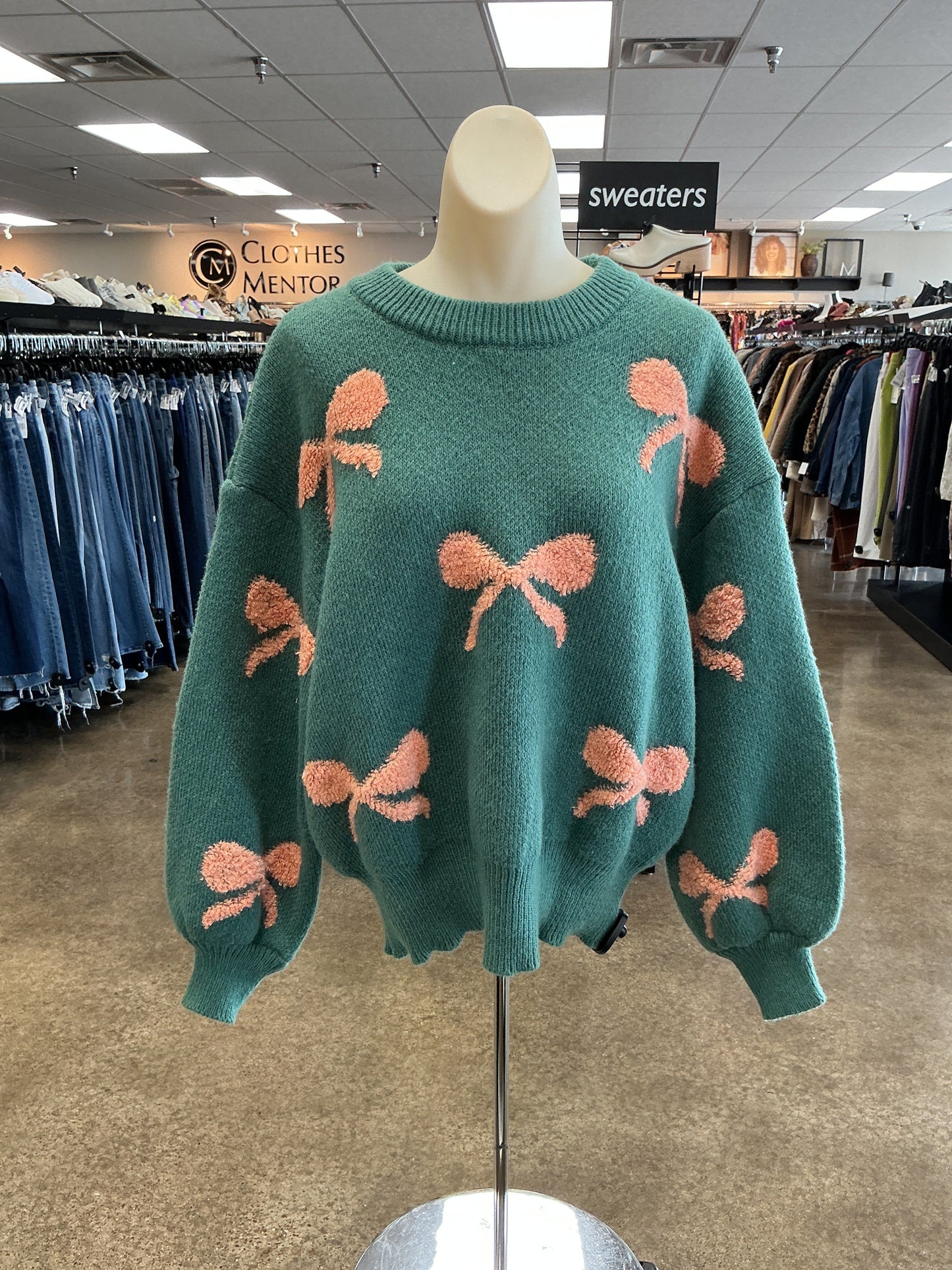 Sweater By Pol In Green & Orange, Size:S