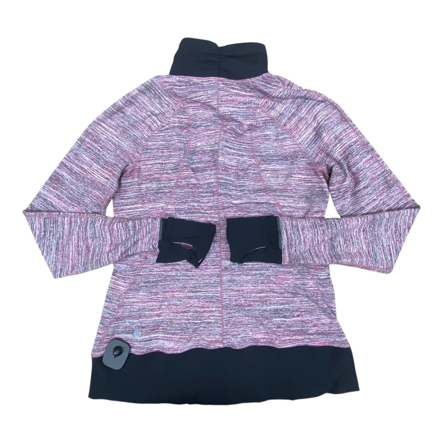 Athletic Top Ls Collar By Lululemon In Multi, Size:10