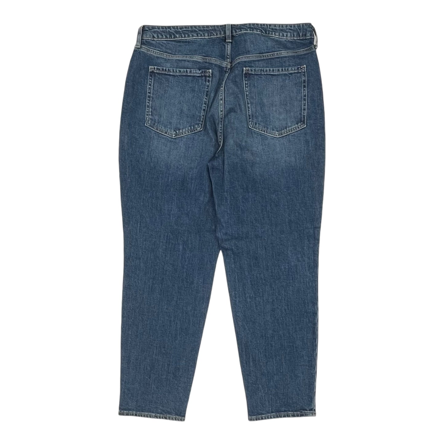 Jeans Straight By Old Navy In Blue Denim, Size:16