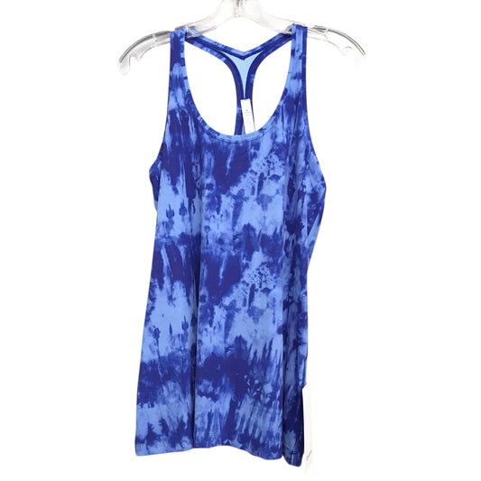 Athletic Tank Top By Lululemon In Tie Dye Print, Size:L
