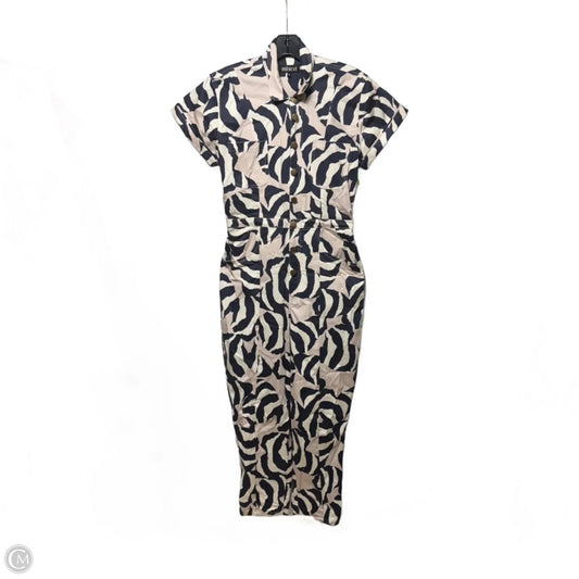 Jumpsuit By Mixed In Blue & Cream, Size: M