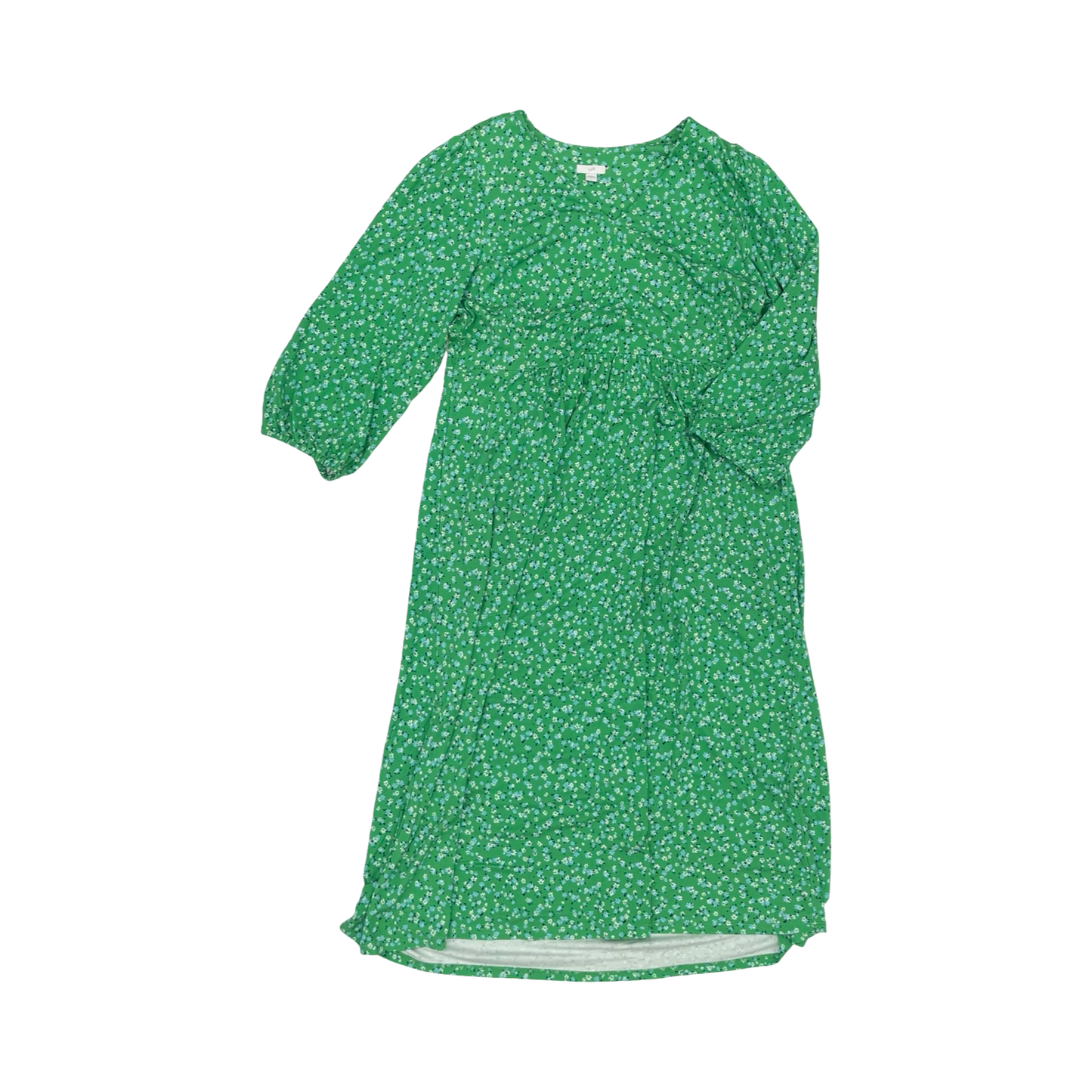 Dress Casual Midi By J. Jill In Floral Print, Size:L
