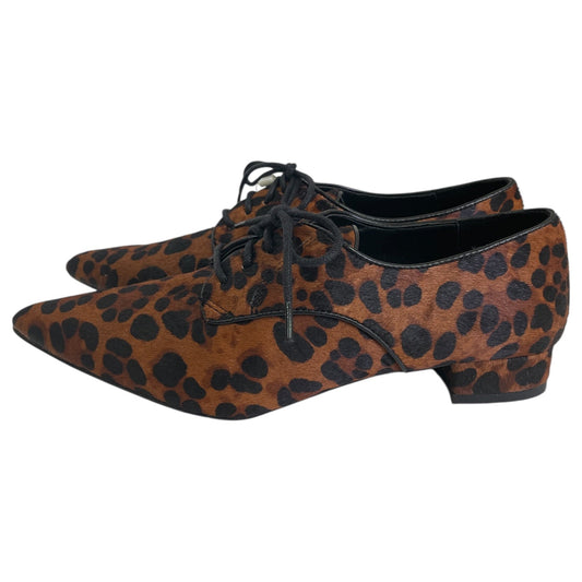 SHOES FLATS by ZARA WOMEN In ANIMAL PRINT, Size: 6.5
