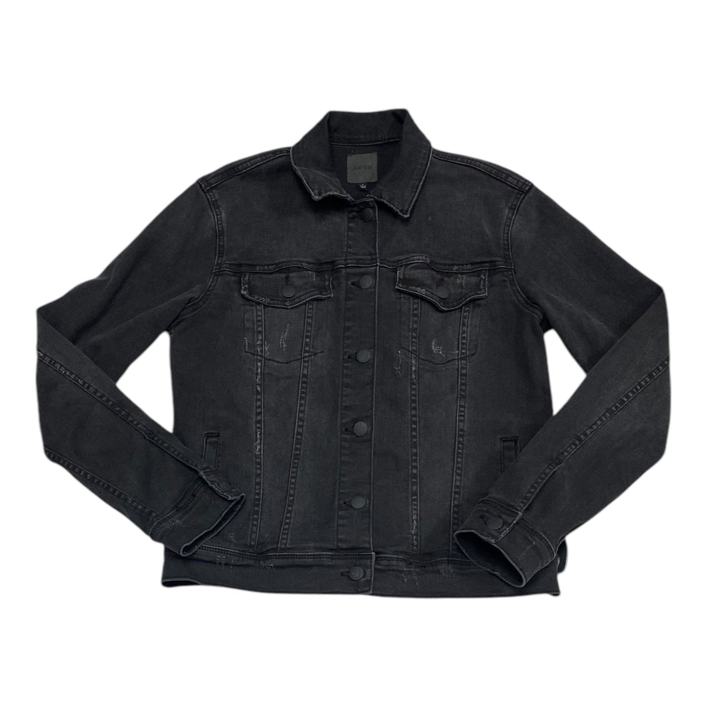 Jacket Denim By Joes Jeans In Black Denim, Size:S