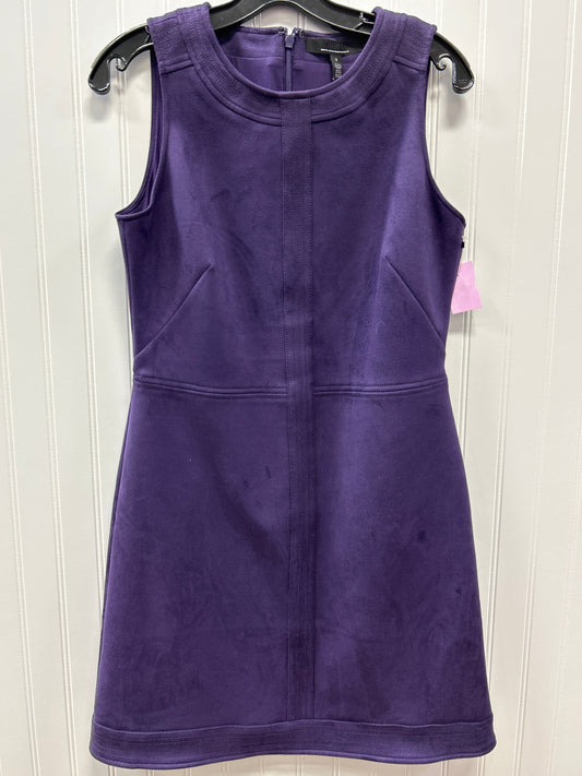 Dress Casual Midi By White House Black Market In Purple, Size:6