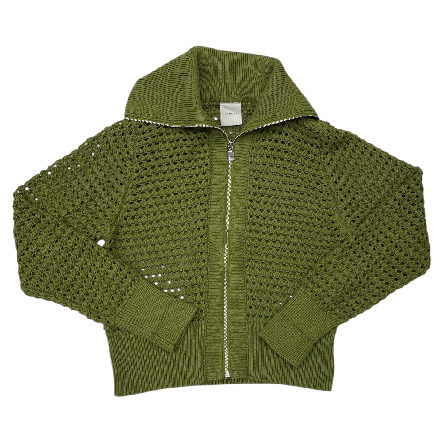 Athletic Jacket By Varley In Green, Size:Xs