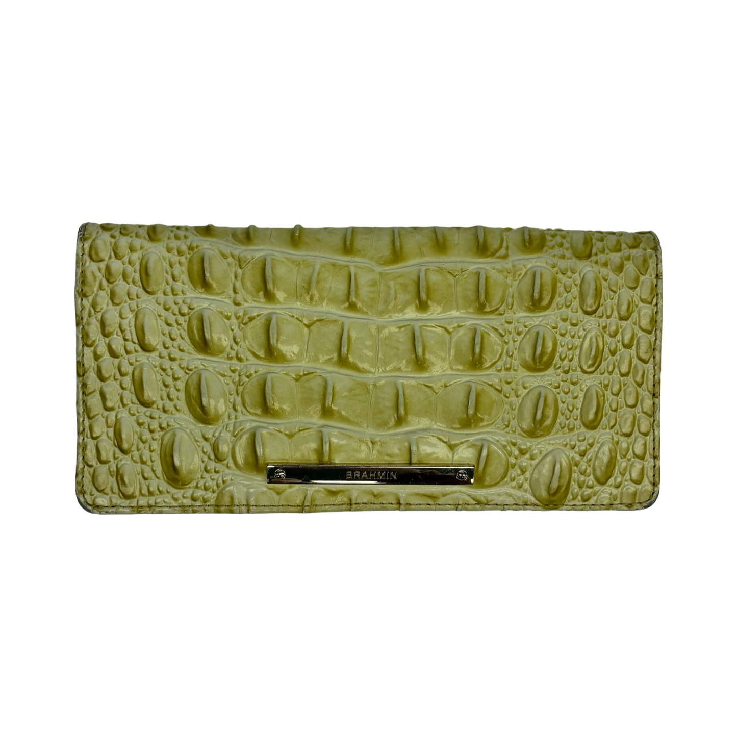 Wallet Designer By Brahmin In Yellow, Size:Large