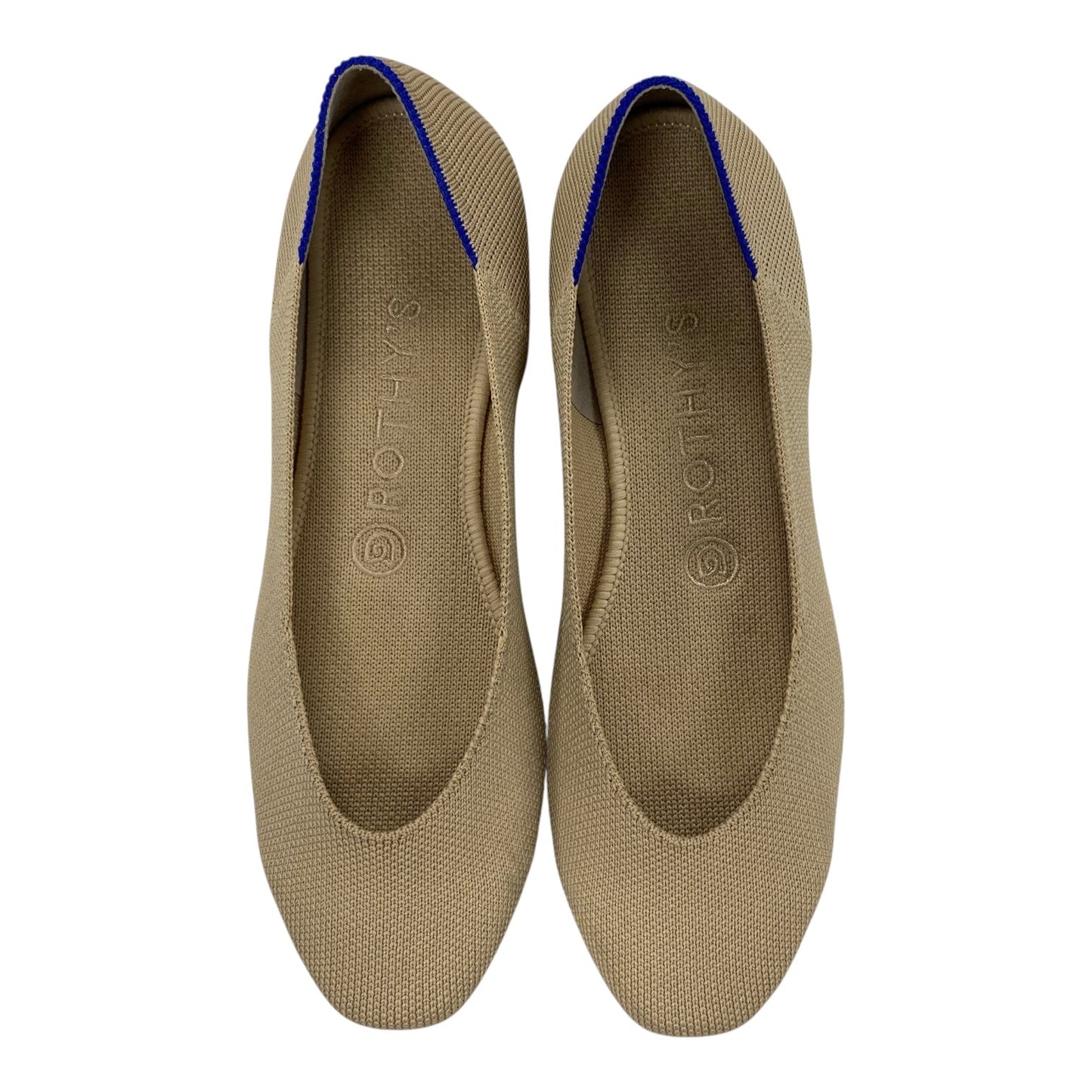 Shoes Flats By Rothys In Cream, Size:7.5