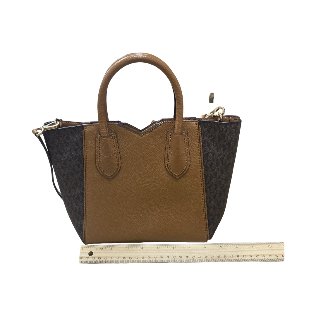 Handbag Designer By Michael Kors In Brown, Size:Small