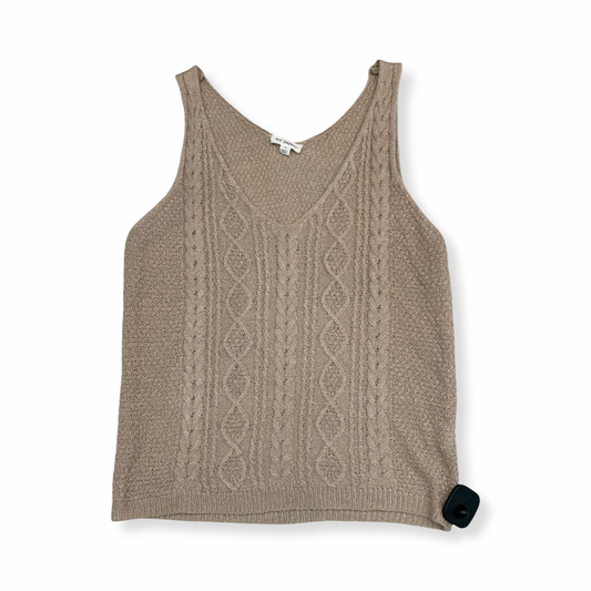 Top Sleeveless By Blu Pepper In Cream, Size:L